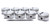 SBC E Piston Set 4.040 F/T -5cc
