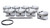 SBC E Piston Set 4.030 F/T -5cc 8705-4030