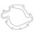 Cometic Oldsmobile Gen-2 Rocket V8 .031in Fiber Water Pump Gasket - With AC - C15166 Photo - Primary