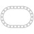 Cometic Fuel Cell .062in Fiber Filler Gasket - 24 Bolt - Oval - C15619 Photo - Primary