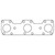 Cometic Mitsubishi 6G72 .042in AM Exhaust Manifold Gasket Set - SOHC - 1988-1996 - C4715-042 Photo - Primary