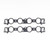 Cometic Ford 385 Series V8 .060in Fiber Intake Manifold Gasket Set - 2.240in x 2.613in Oval Port - C5206-060 Photo - Primary