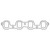 Cometic GM SB2.2 Small Block V8 .047in KF Intake Manifold Gasket Set - 2.085in x1.560in Ports - C5311-047 Photo - Primary