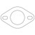 Cometic Chevrolet Gen-1 Small Block V8 .060in AFM Water Outlet Gasket - C5538AFM Photo - Primary