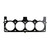 Cometic Chrysler LA V8 .095in MLS Cylinder Head Gasket - 4.080in Bore - C5622-095 Photo - Primary
