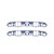 Cometic Chrysler LA V8 .031in Fiber Intake Mani Gskt Set-1.170in x 2.300in Rectangle Port - C5624-031 Photo - Primary