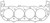 Cometic GM/Mercury Marine 1050 Gen-IV Big Block V8 .066in MLS Cylinder Head Gasket-4.600in Bore - C5641-066 Photo - Unmounted