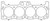 Cometic Ford 385 Series .070in MLS Cylinder Head Gasket - 4.400in Bore - C5666-070 Photo - Unmounted