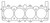 Cometic Chrysler A-8 Sprint Block .040in MLS Cylinder Head Gasket - 4.250in Bore - With W9 Heads - C5830-040 Photo - Primary