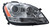 Hella 2008-2011 Mercedes-Benz ML320 AMG Halogen Headlight Assembly - 263064061 Photo - Primary