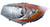 Hella 2006-2008 BMW 323i Bi-Xenon Headlight Assembly - 354688051 Photo - Close Up