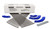 Excel Rear Spoke/Blue Nipple Set (w/ Wrench) - 8 Gauge / 36 Qty - Blue - XS8-48197B User 1