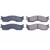 Power Stop 2004 Dodge Ram 1500 Front Z16 Evolution Ceramic Brake Pads - 16-1054 Power Stop 2004 Dodge Ram 1500 Front Z16 Evolution Ceramic Brake Pads - 16-1054