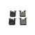 Power Stop 14-16 BMW 228i Rear Z16 Evolution Ceramic Brake Pads - 16-1656