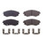 Power Stop 91-96 Infiniti G20 Front Z17 Evo Ceramic Brake Pad w/Hardware - 17-485