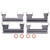 Power Stop 02-06 Cadillac Escalade Front/Rear Black Caliper - Pair w/Bracket - S4728BLK Photo - out of package