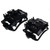 Power Stop 00-05 Ford Excursion Rear Black Caliper - Pair w/Bracket - S4752BLK Photo - out of package