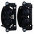 Power Stop 05-08 Ford F-150 Front Black Caliper - Pair w/Bracket - S4974BLK