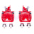 Power Stop 10-16 Buick LaCrosse Rear Red Caliper - Pair w/Bracket - S5400A Photo - Primary