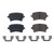 Power Stop 05-11 Audi A6 Quattro Rear Z17 Evolution Ceramic Brake Pads w/Hardware - 17-1018