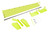 Plastic Spoiler 8x72in LM Fluorescent Yellow 920-FLO-YE