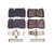 Power Stop 07-12 Volkswagen Touareg Front or Rear Z17 Evolution Ceramic Brake Pads w/Hardware - 17-1165