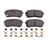 Power Stop 07-12 Hyundai Veracruz Rear Z17 Evolution Ceramic Brake Pads w/Hardware - 17-1302