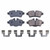 Power Stop 07-15 Mini Cooper Rear Z17 Evolution Ceramic Brake Pads w/Hardware - 17-1309 Power Stop 07-15 Mini Cooper Rear Z17 Evolution Ceramic Brake Pads w/Hardware - 17-1309
