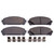 Power Stop 15-17 Lexus NX200t Front Z17 Evolution Ceramic Brake Pads w/Hardware - 17-1324