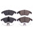 Power Stop 12-15 Mercedes-Benz C250 Front Z17 Evolution Ceramic Brake Pads w/Hardware - 17-1342 Power Stop 12-15 Mercedes-Benz C250 Front Z17 Evolution Ceramic Brake Pads w/Hardware - 17-1342