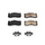 Power Stop 08-13 BMW 135i Front Z17 Evolution Ceramic Brake Pads w/Hardware - 17-1371