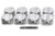 SBC Domed Piston Set 4.165 Bore +4cc