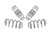 Whiteline 2011-2019 Ford Fiesta Performance Lowering Spring Kit - Ford Fiesta - WSK-FRD002 Photo - out of package