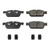 Power Stop 13-16 Mercedes-Benz GL350 Front Z17 Evolution Ceramic Brake Pads w/Hardware - 17-1636 Power Stop 13-16 Mercedes-Benz GL350 Front Z17 Evolution Ceramic Brake Pads w/Hardware - 17-1636
