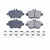 Power Stop 17-19 Infiniti QX30 Rear Z17 Evolution Ceramic Brake Pads w/Hardware - 17-1646 Power Stop 17-19 Infiniti QX30 Rear Z17 Evolution Ceramic Brake Pads w/Hardware - 17-1646