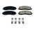 Power Stop 13-19 Ford F-250 Super Duty Rear Z17 Evolution Ceramic Brake Pads w/Hardware - 17-1691