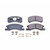 Power Stop 14-15 Mitsubishi Mirage Front Z17 Evolution Ceramic Brake Pads w/Hardware - 17-1731