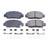 Power Stop 16-17 Honda Accord Front Z17 Evolution Ceramic Brake Pads w/Hardware - 17-1860