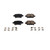 Power Stop 2019 Buick LaCrosse Rear Z17 Evolution Ceramic Brake Pads w/Hardware - 17-1915