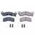 Power Stop 87-89 Ford Country Squire Front Z17 Evolution Ceramic Brake Pads w/Hardware - 17-199