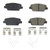 Power Stop 17-18 Kia Cadenza Rear Z17 Evolution Ceramic Brake Pads w/Hardware - 17-2050