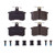 Power Stop 88-92 Audi 80 Rear Z17 Evolution Ceramic Brake Pads w/Hardware - 17-228