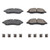 Power Stop 2021 Ford Transit-150 Rear Z17 Evolution Ceramic Brake Pads w/Hardware - 17-2280
