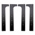 Wehrli Modular Steel Work Bench Leg Kit 40in Tall x .120in Thick - Flat Black - WCF25-40-120-FB User 1