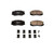 Power Stop 91-96 Eagle Summit Front Z17 Evolution Ceramic Brake Pads w/Hardware - 17-602
