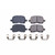 Power Stop 98-02 Chevrolet Prizm Front Z17 Evolution Ceramic Brake Pads w/Hardware - 17-741