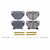Power Stop 03-06 Pontiac Vibe Rear Z17 Evolution Ceramic Brake Pads w/Hardware - 17-823