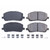 Power Stop 01-07 Toyota Highlander Front Z17 Evolution Ceramic Brake Pads w/Hardware - 17-884