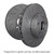 EBC 15-18 Mercedes-Benz CLS400 (C218) 3.0TT RK Premium Cross-Drilled Front Rotors - RK1954XD Photo - Unmounted
