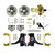 RIGHT STUFF DETAILING TDC7125DB Power Front Disc Brake Conversion Kit for 1971-72 GM Fullsize Trucks